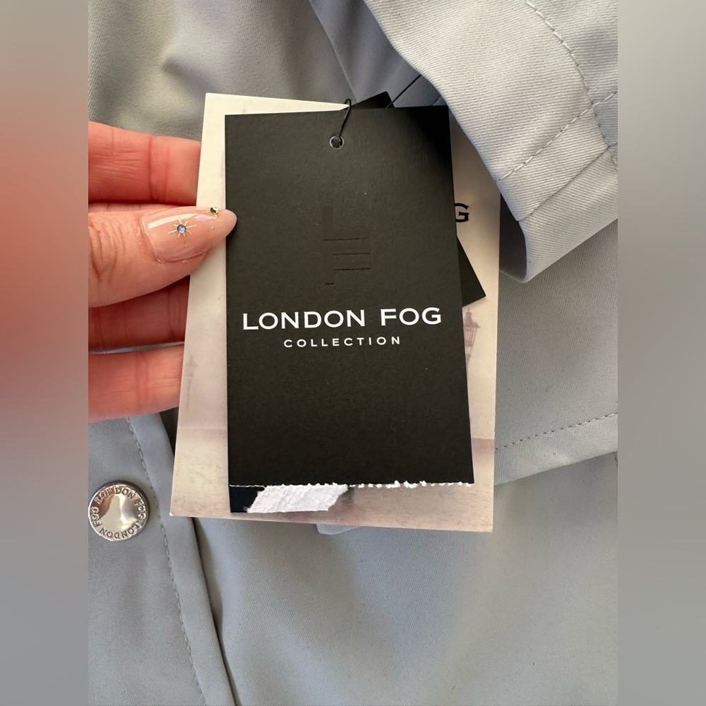 NWT London Fog Hooded Trench Coat - Picture 9 of 10